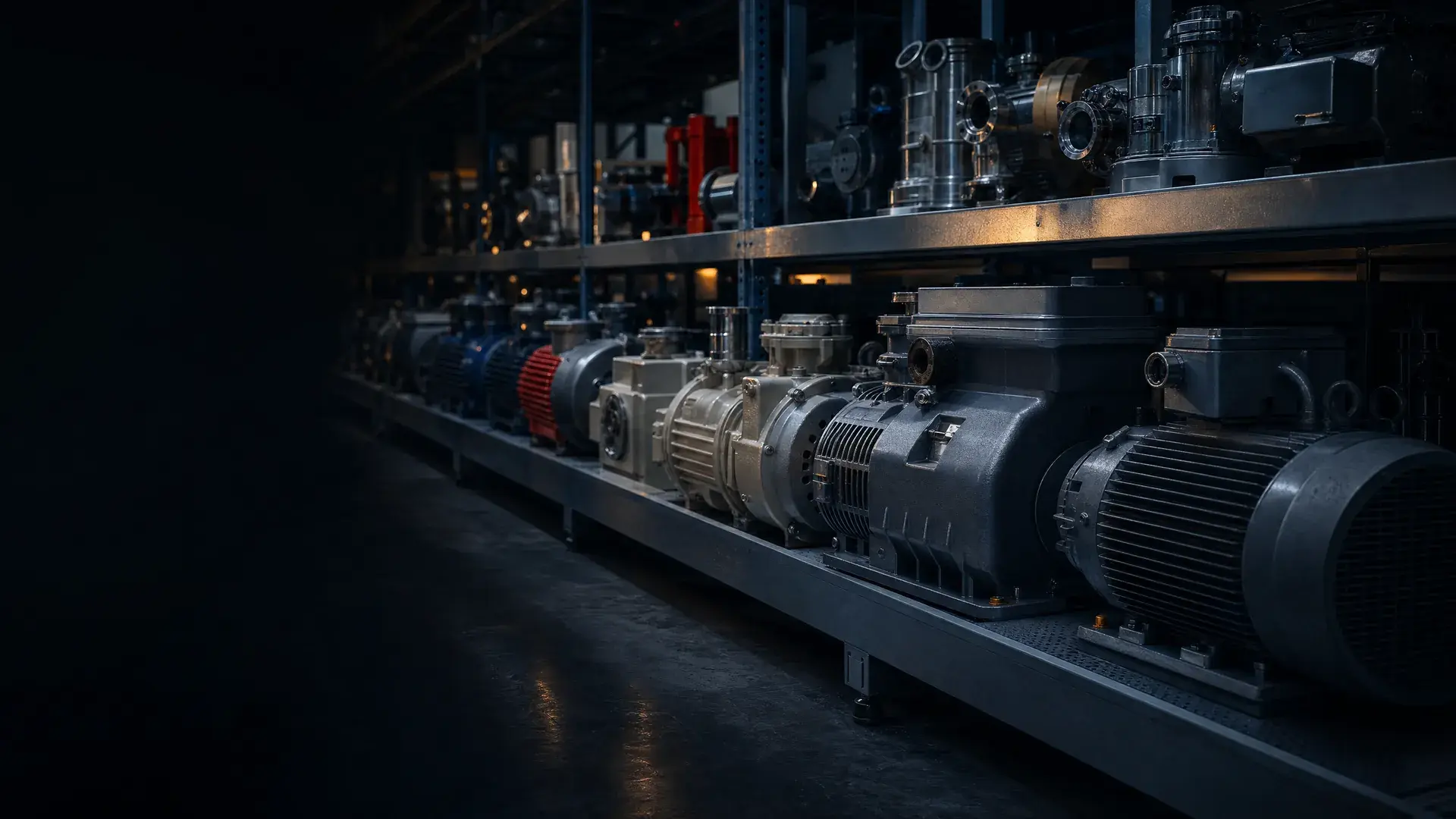Vacuum pump brands showroom