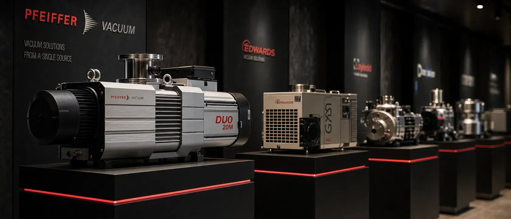 Vacuum pump brands showroom